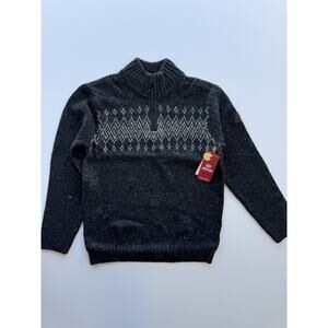 Sherpa Adventure Gear Dumji 1/4 Zip Sweater Large Charcoal NWT